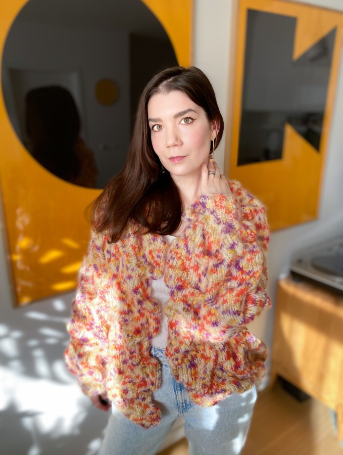 Confetti Waves - Bomber Jacket