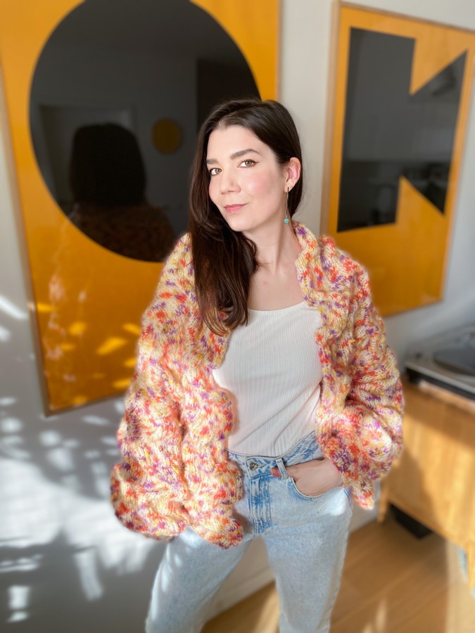 Confetti Waves - Bomber Jacket