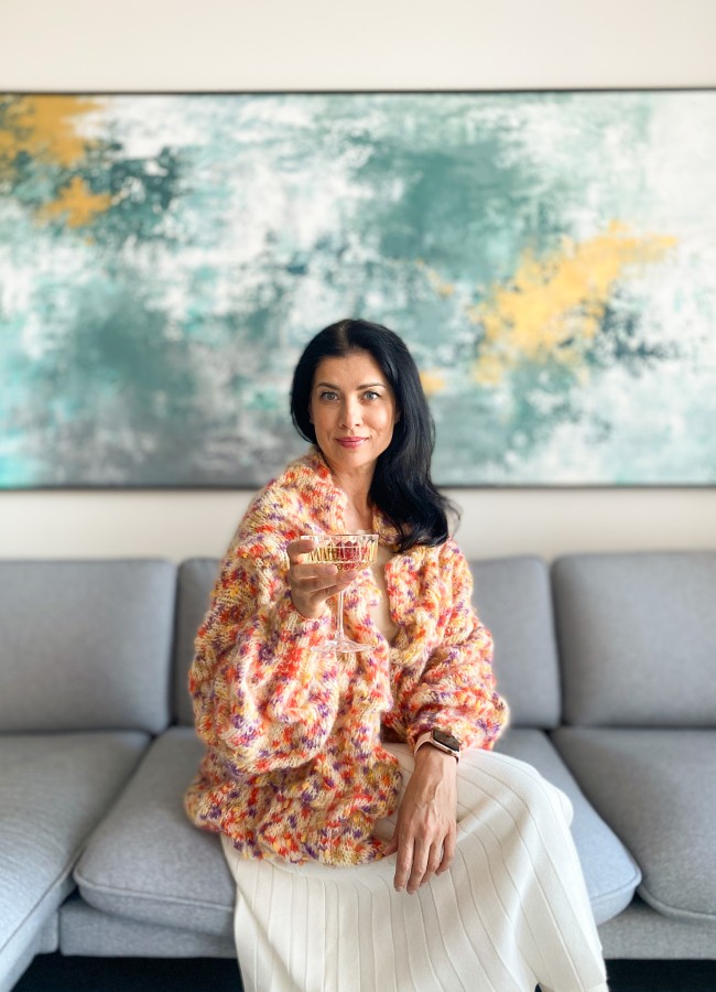 Confetti Waves - Bomber Jacket