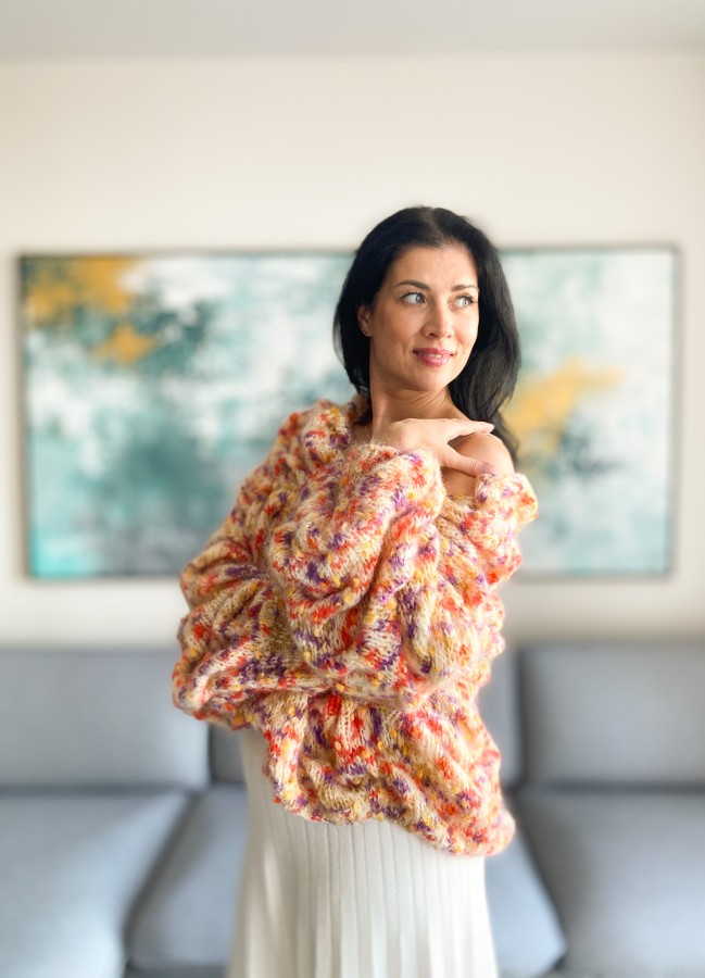 Confetti Waves - Bomber Jacket