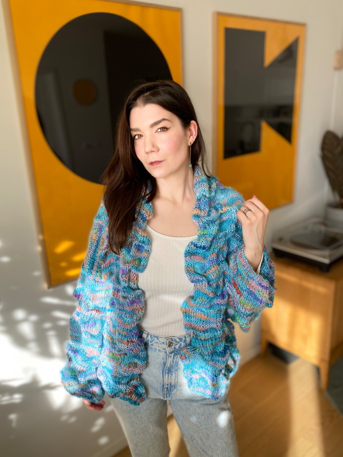 Ocean Waves - Bomber Jacket