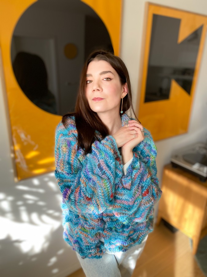 Ocean Waves - Bomber Jacket