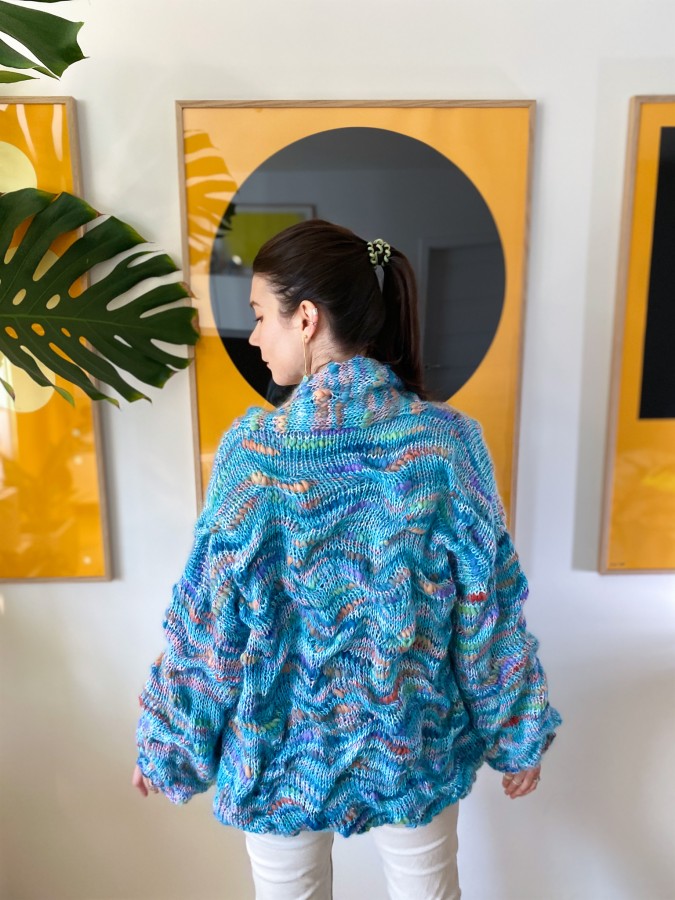 Ocean Waves - Bomber Jacket