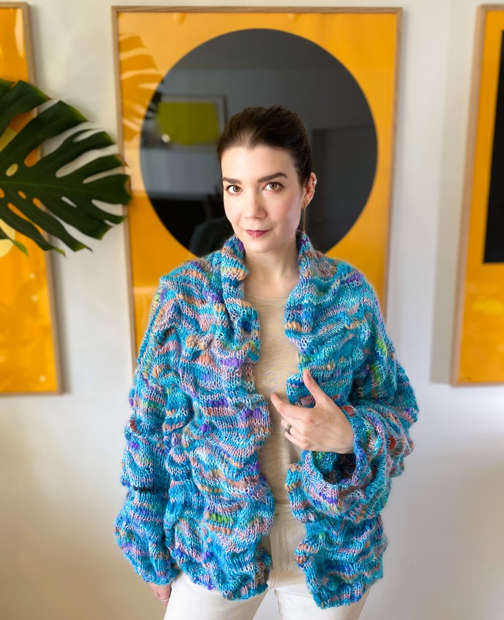 Ocean Waves - Bomber Jacket