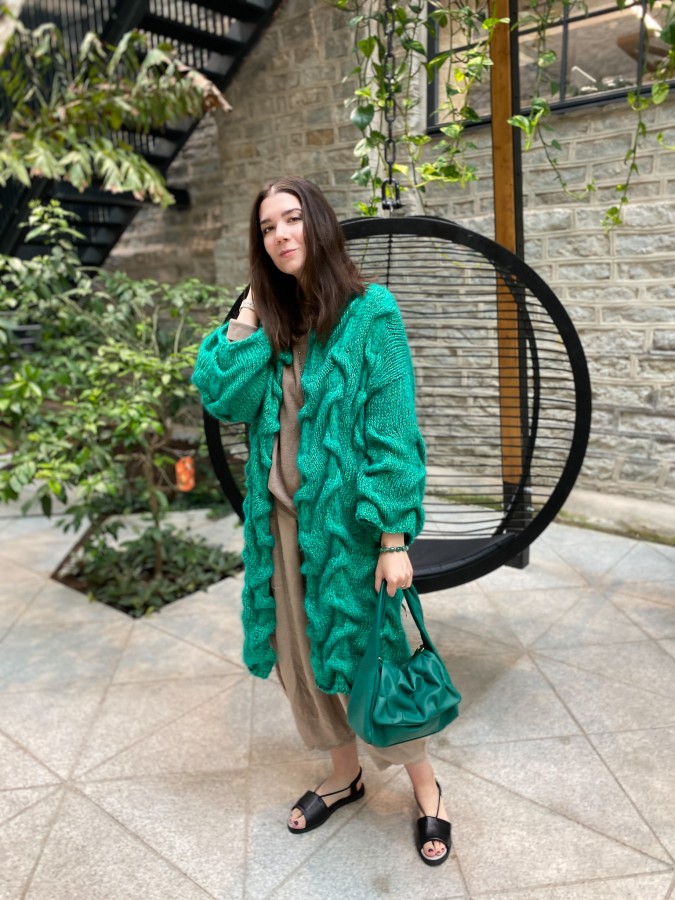 Emerald Waves - Cardigan 