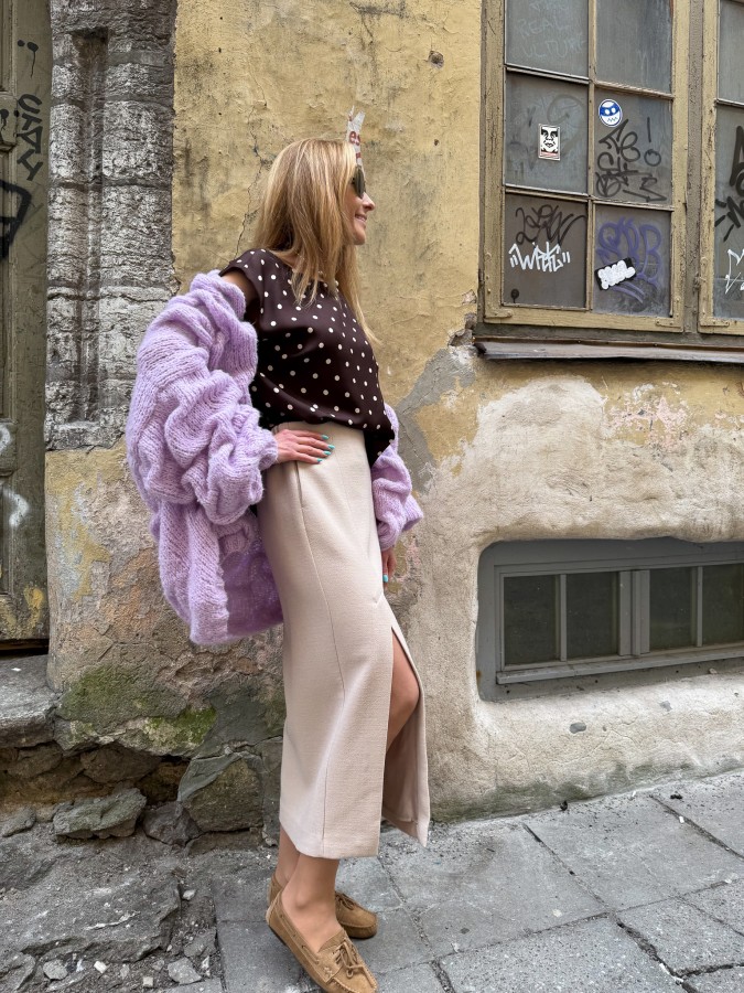 Lavender Waves - Bomber Jacket Lavender Waves - Bomber Jacket