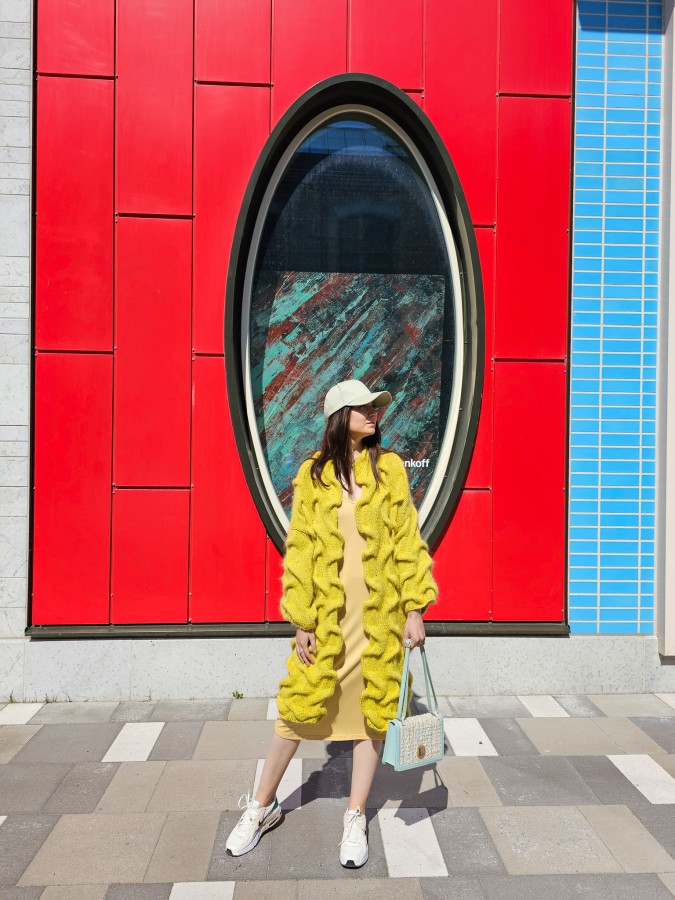 Lemon Waves - Cardigan