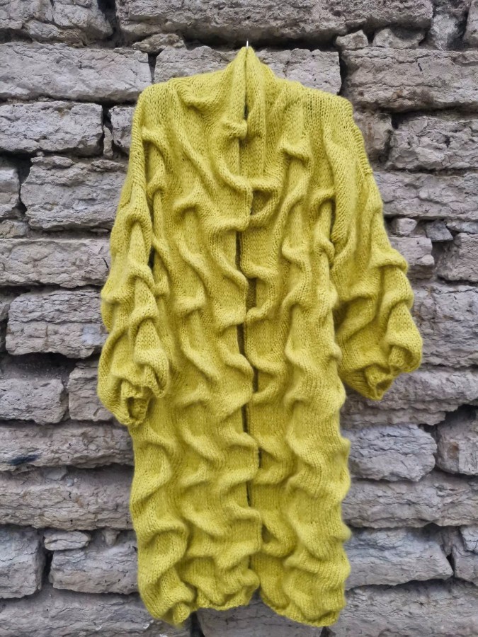 Lemon Waves - Cardigan