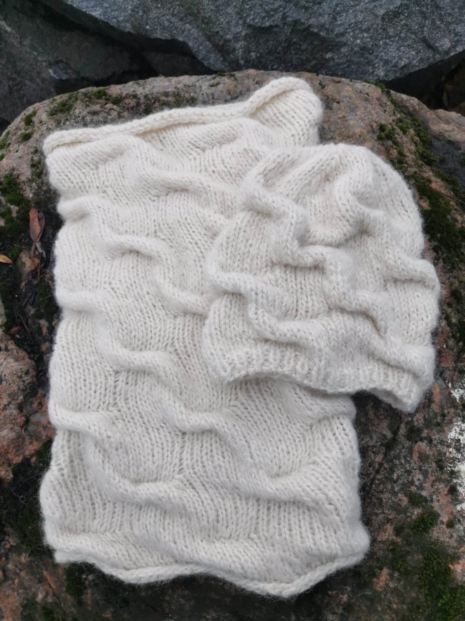 Pearl Waves - Hat, Snood & Gloves Set