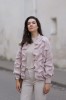 Pink Pearl Waves - Bomber Jacket Pink Pearl Waves - Bomber Jacket