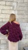 Bordeaux Waves - Sweater 