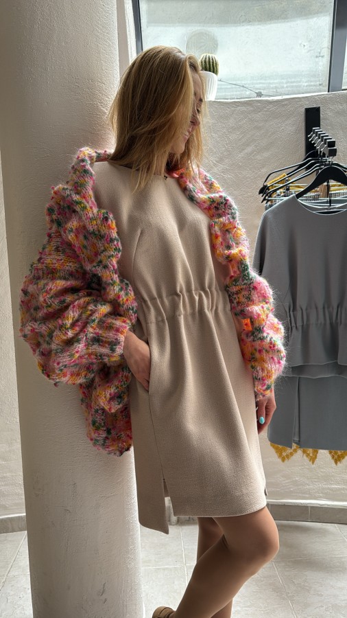 Crème Brûlée Waves - Bomber Jacket