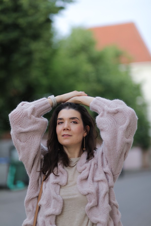 Pink Pearl Waves - Bomber Jacket Pink Pearl Waves - Bomber Jacket