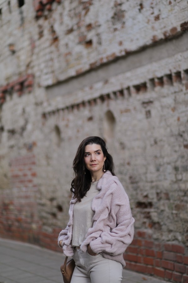 Pink Pearl Waves - Bomber Jacket Pink Pearl Waves - Bomber Jacket